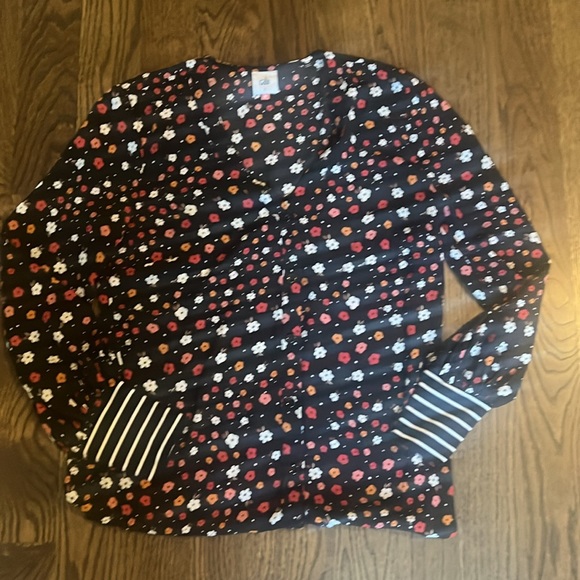 Cabi Cheerful Blouse style #3957 Black Floral size Small - Picture 5 of 6